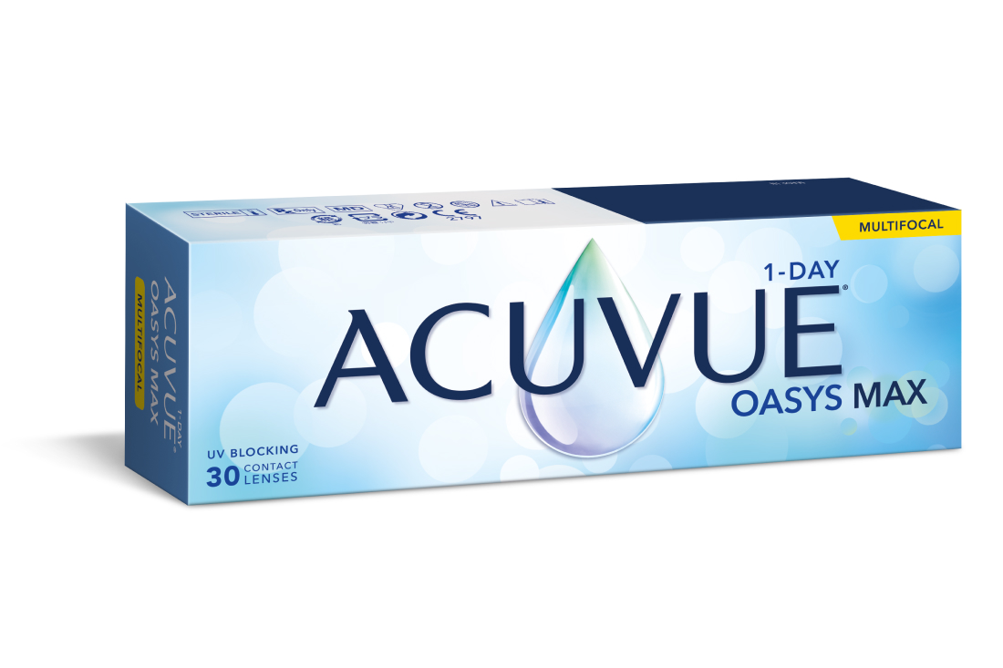 Линзы ACUVUE OASYS 1 Day - 1-Day Acuvue Oasys Max Multifocal (30 линз) - 1